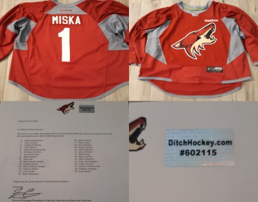 Hunter Miska Worn Jersey