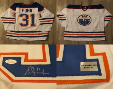 Grant Fuhr - Autographed Jersey